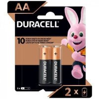 Pilha Duracell AA C/2 10106554