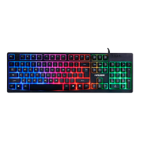 TECLADO GAMER KROSS KE-KG105 COM RGB COLORIDO SILENCIOSO