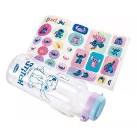 GARRAFA PLASTICA STITCH ABRE FACIL 600ML UNIDADE 16693 - PLASUTIL