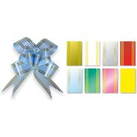 LAçO PRONTO DECORADO 23MMX44CM SORT C/FIO DOURADO UNIDADE SOLTO