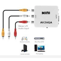 MINI CONVERSOR DE AV PARA VGA AV2VGA