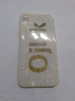 CAPA PARA APPLE IPHONE XR COM ESTAMPA CREME OJBK