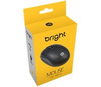 MOUSE BRIGHT USB 1000DPI 0106 PRETO