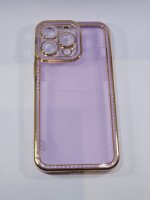 CAPA PARA APPLE IPHONE 14 PRO MAX SILICONE ROXA
