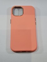 CAPA PARA APPLE IPHONE 15 ROSE SILICONE VELUDO