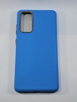 CAPA PARA SAMSUNG S20 FE SILICONE AZUL COM VELUDO