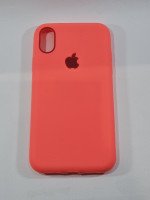 CAPA PARA APPLE IPHONE X / XS BORRACHA ROSA