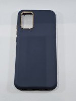CAPA PARA SAMSUNG GALAXY A02S / M02S / A03S CINZA AZUL SILICONE VELUDO