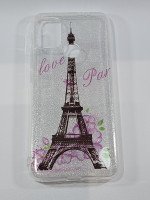 CAPA PARA MOTOROLA MOTO G10 / G20 / G30 SILICONE GLITTER TRANSPARENTE ESTAMPADA COM POPIT