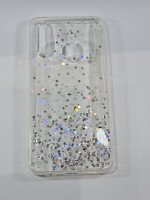 CAPA PARA SAMSUNG GALAXY A20S TRANSPARENTE SILICONE GLITTER