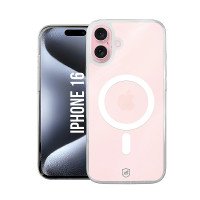 CAPA ANTI-SLIP MAGSAFE PARA IPHONE 16 - TRANSPARENTE
