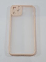 CAPA PARA APPLE IPHONE 11 PRO ACRILICO FOSCO COM BORDAS ROSE