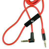 Cabo P3 para P2 com microfone