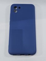 CAPA PARA SAMSUNG A03 AZUL SILICONE VELUDO