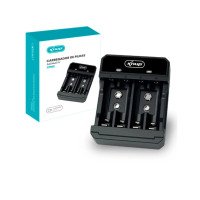 CARREGADOR DE PILHA TYPE-C - PRETO - KNUP