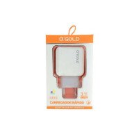 CARREGADOR CABO + FONTE ALPHA GOLD CA16-1 MICRO V8