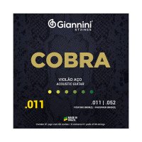 ENCORDOAMENTO  PARA VIOLÃO .011 AÇO COBRA C/BOLINHA 