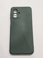 CAPA PARA MOTOROLA MOTO G54 VERDE MILITAR SILICONE CASE VELUDO