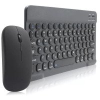 KIT MOUSE (A PILHAS) + TECLADO RECARREGAVEL ULTRAFINO BLUETOOTH XTRAD HK8880