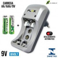 CARREGADOR DE PILHAS/BATERIAS FX-C17 X-CELL