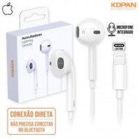 FONE LIGHTNING FC-1303 KDPAN - BRANCO