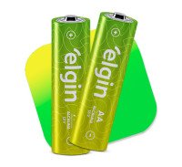 PILHA ALCALINA PEQUENA AA C/2 (PAR) ELE82347 - ELGIN