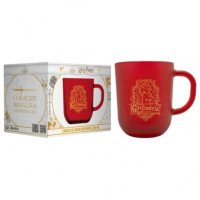 CANECA VIDRO 300ML HARRY POTTE GRIFINORIA