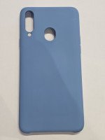 CAPA PARA SAMSUNG GALAXY A20S SILICONE CASE VELUDO AZUL