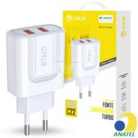 CARREGADOR + CABO WALLO C22 12W IPHONE