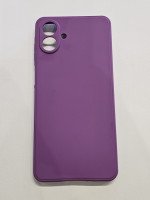 CAPA PARA SAMSUNG A07 ROXA SILICONE COM VELUDO