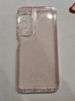 CAPA PARA SAMSUNG GALAXY A05S SILICONE CASE TRANSPARENTE COM GLITTER ULTRA GROSSA