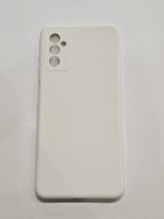 CAPA PARA SAMSUNG GALAXY M52 SILICONE VELUDO BRANCA
