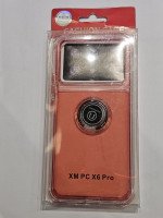 CAPA PARA POCO X6 PRO VERMELHA SILICONE TRANSPARENTE C ANEL GROSSA