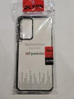 CAPA PARA SAMSUNG GALAXY A05 / A05S SILICONE CASE TRANSPARENTE COM BORDA PRETA ULTRA GROSSA