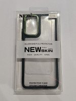 CAPA PARA MOTO G35 ACRILICO TRANSPARENTE C BORDA VERDE