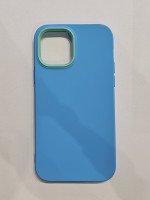 CAPA PARA IPHONE 12 E IPHONE 12 PRO SILICONE GROSSA AZUL