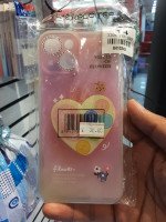 CAPA PARA APPLE IPHONE 14 COM ESTAMPA FOSCA E GLITTER