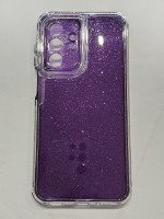 CAPA PARA SAMSUNG A17 GRILLTER TRANSPARENTE ROXA GROSSA