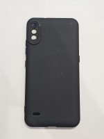 CAPA PARA LG K22 PRETA SILICONE CASE VELUDO