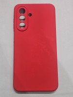 CAPA PARA SAMSUNG GALAXY A17 SILICONE CASE VELUDO VERMELHA