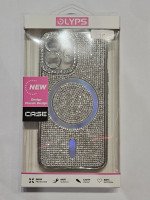 CAPA PARA APPLE IPHONE 16 OLYPS GLITTER COM MAGSAFE